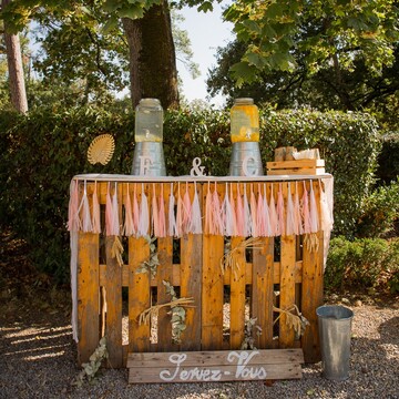 Le bar à rafraîchissements