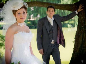 Prononcer ses vœux en plein air dans un château