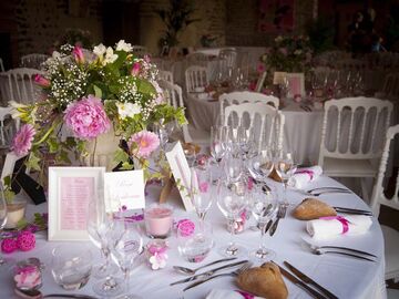 Prononcer ses vœux en plein air dans un château