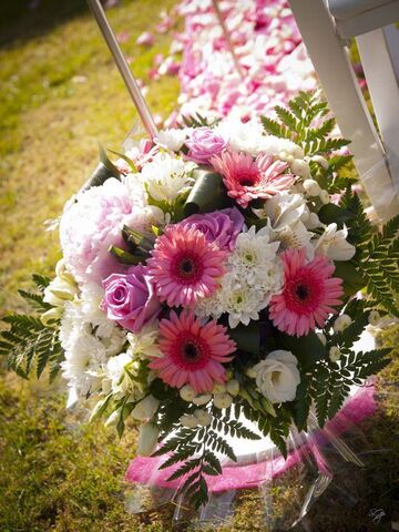 Prononcer ses vœux en plein air dans un château