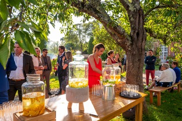 Le bar à rafraîchissements