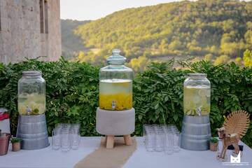 Le bar à rafraîchissements