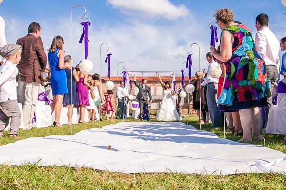 Cérémonie de mariage à l'Américaine et wedding cake