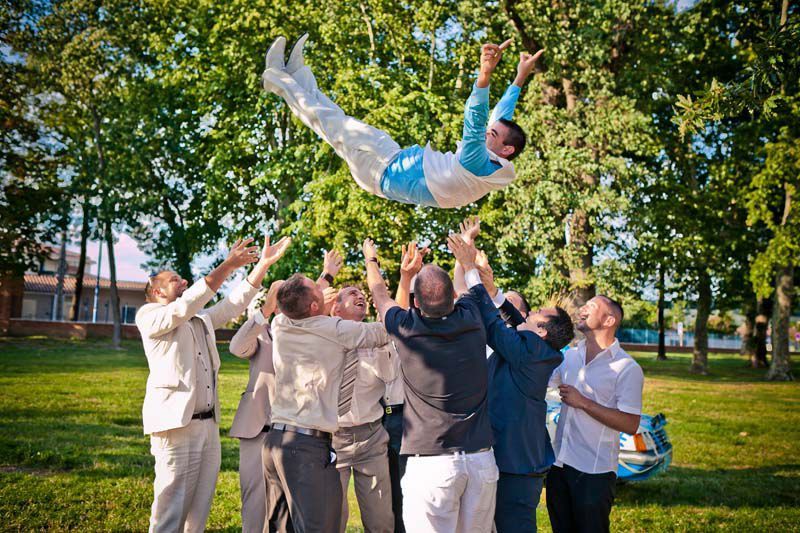 Emilie & Romain, un mariage turquoise et blanc