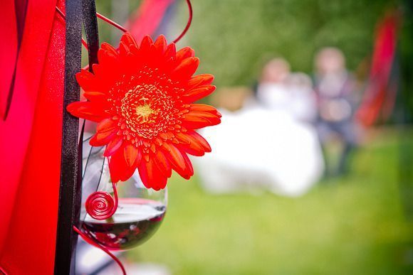 Une cérémonie laïque aux teintes de rouge