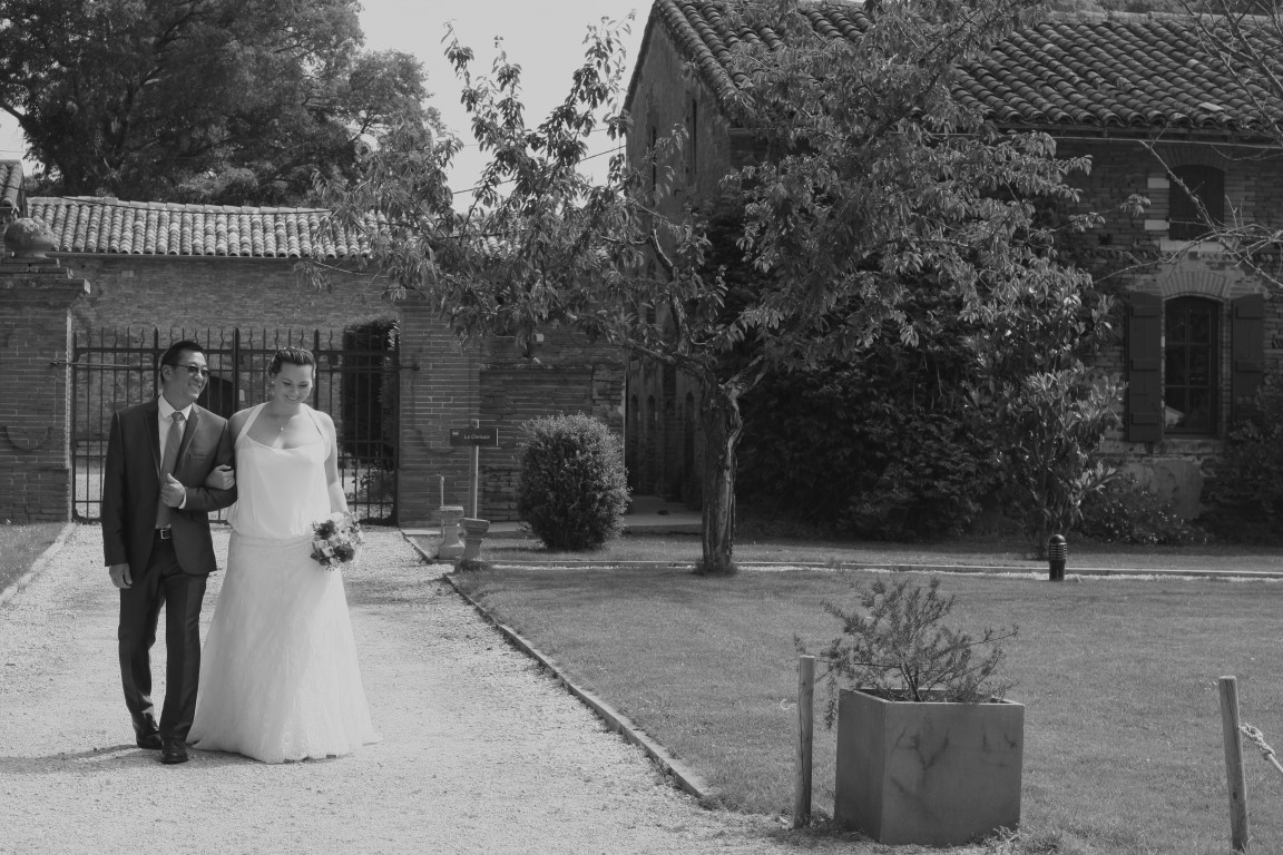 Marine & Yann Frédéric mariés à l’Orangerie de Rochemontès à Seilh