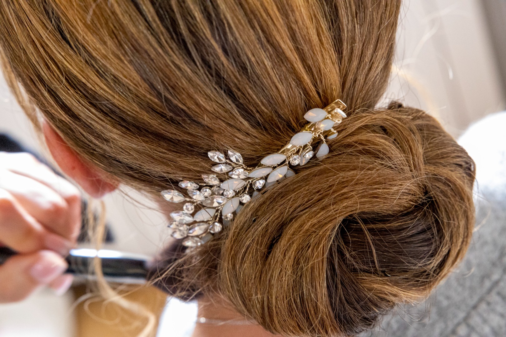 chignon mariée