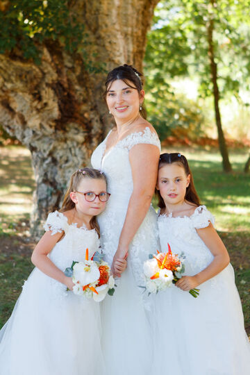 mariée et ses filles