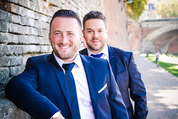 2 hommes pour un mariage festif, dose de bonne humeur à Auch