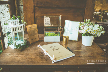 idée déco pour le livre d'or de mariage