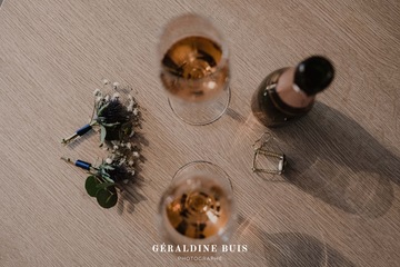 Boutonnière et Champagne