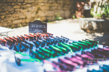 bar à lunettes de mariage