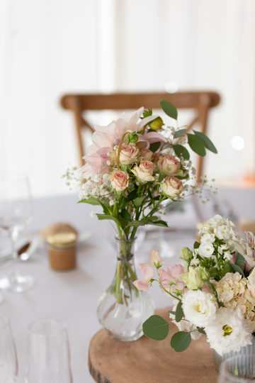 décoration fleurs table