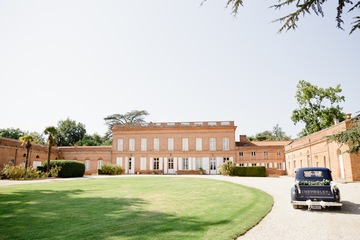 Arrivée au château Lavalade