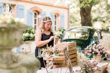 Bar à fleurs Mariage