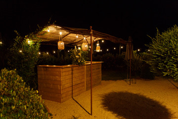 Bar en bois et guinguette