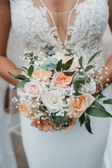 La Dolce Vita | bouquet blanc et patel