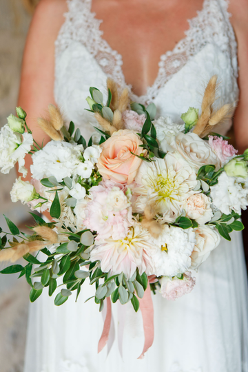 Bouquet pastel de mariée 