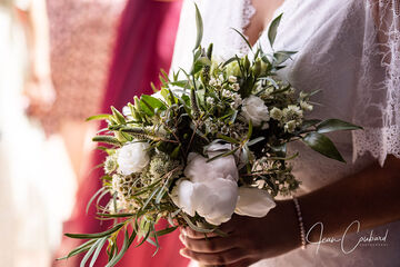 Bouquet vert et blanc