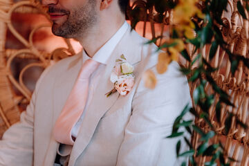 Boutonnière marié