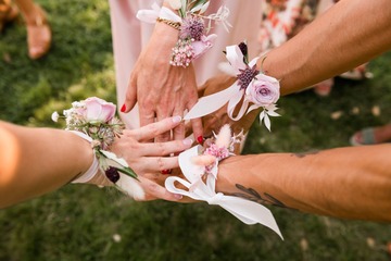 Bracelet florale invité