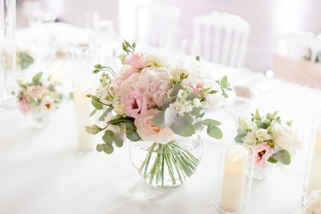 Chemin de table floral