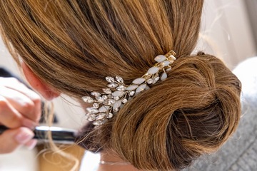 chignon mariée Sandrine Hair