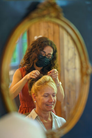 Coiffure chignon mariage