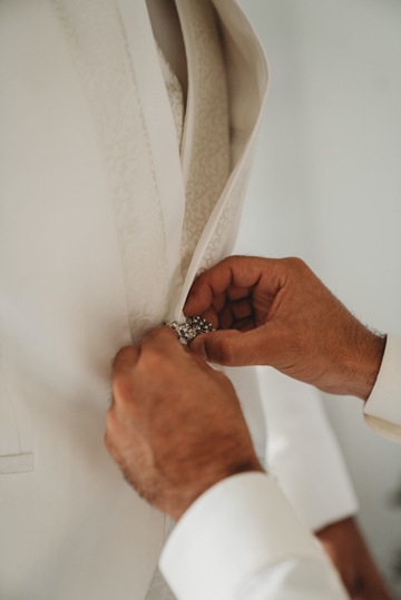 La Dolce Vita | costume blanc mariage