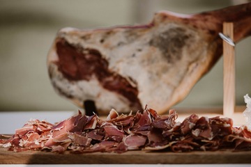 découpe jambon pour cocktail de mariage