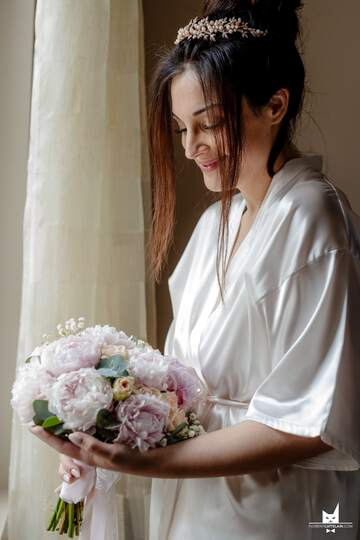 Bouquet et la mariée