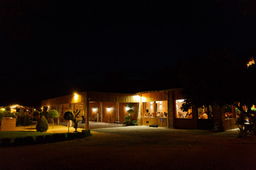 Manoir du Thouron de nuit