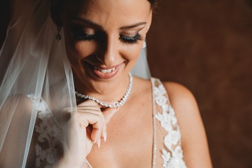 La Dolce Vita | maquillage faux cils mariage