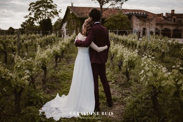 Mariage dans les vignes chateau saint louis