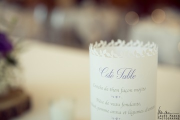 Menu Mariage