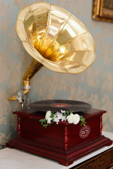 phonographe déco mariage