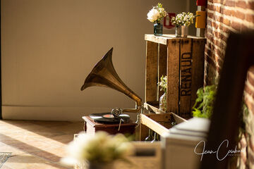 Phonographe pour mariage vintage