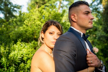 Des fleurs et de l'amour pour un couple chic et romantique