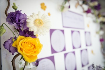 Plan de table violet