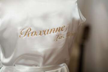 Robe de chambre personnalisée 