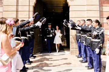 Sortie de mairie mariage gendarme