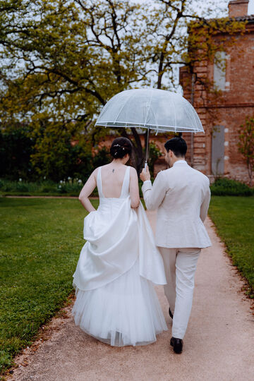 Sous la pluie