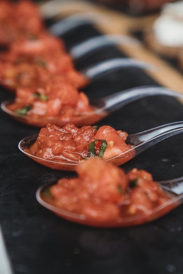 La Dolce Vita | Vin d'honneur cuillère tartare tomate
