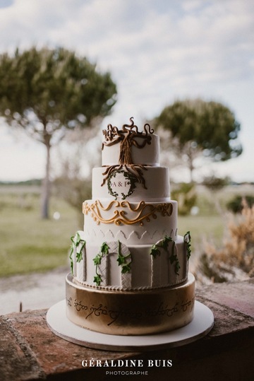 Wedding cake thème des elfes