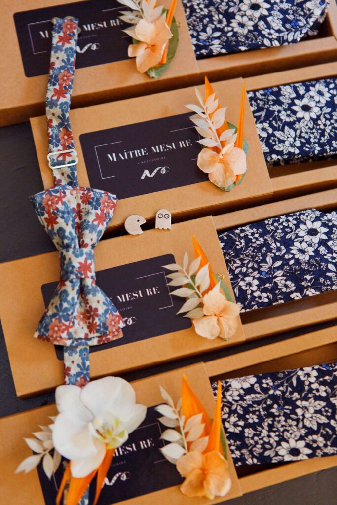 détails noeud papillon