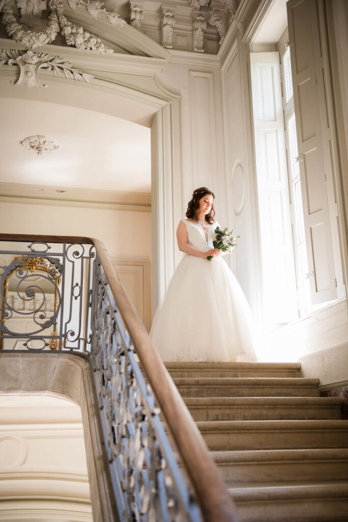 vu d’en haut mariée