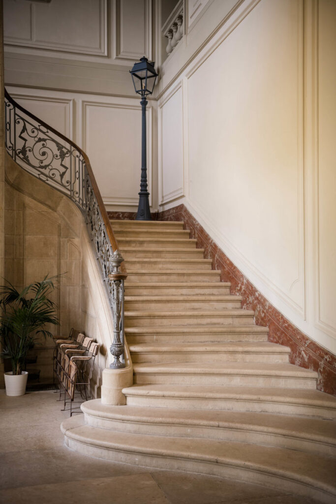 l’escalier du château
