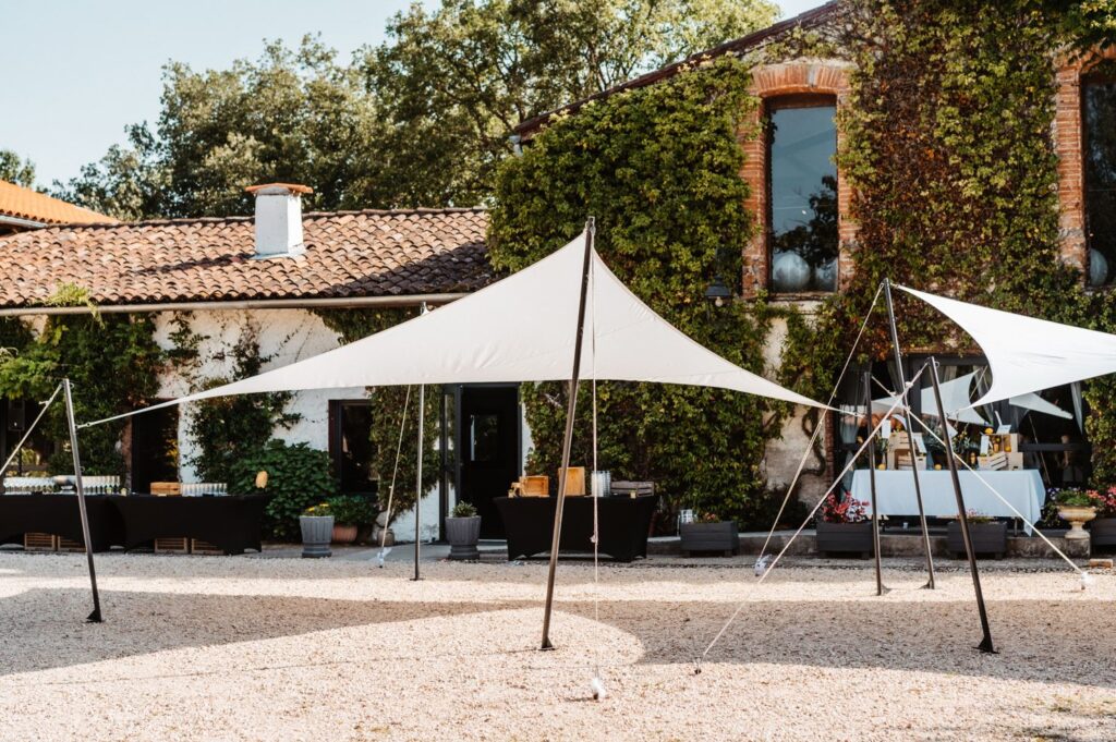 Domaine de courrèges et voiles d’ombrage