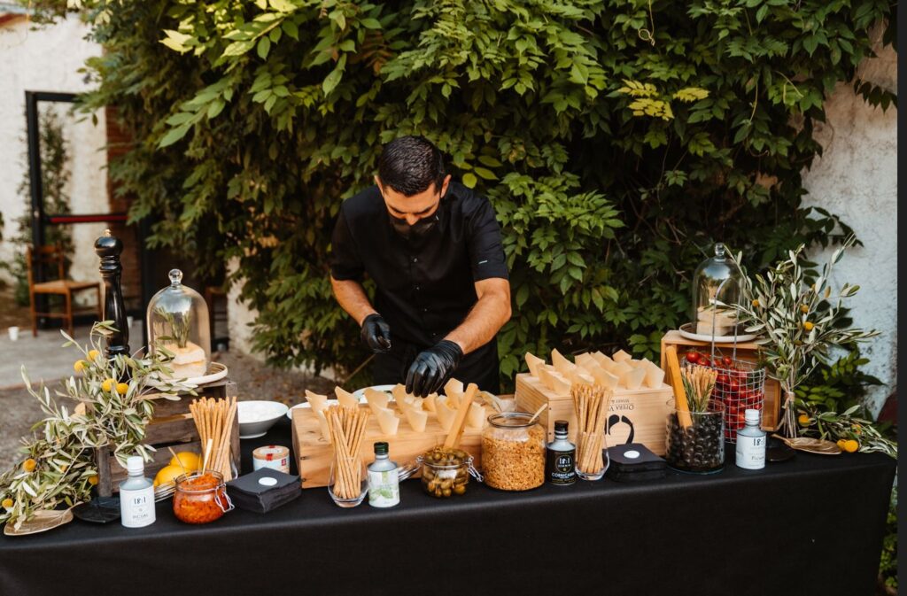 Buffet mozzarella au mariage