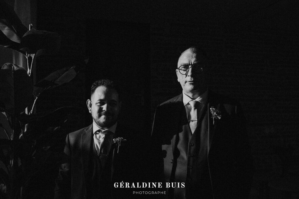 couple en noir et blanc